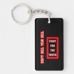 Inspirational saying keychain