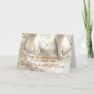 Inspirational Saying on Greeting Card
