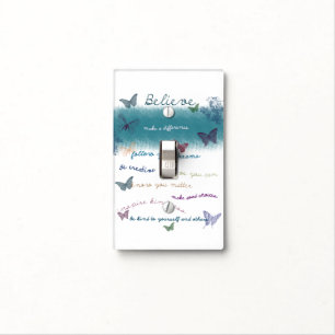 Inspirational Sayings Light Switch Cover