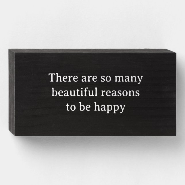 Inspirational Sayings Meaningful Gift For Friend Wooden Box Sign (Front Horizontal)