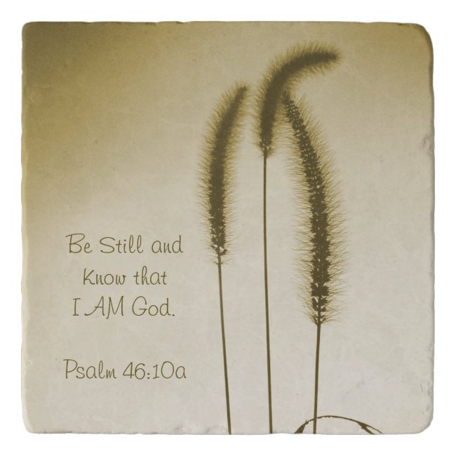 Inspirational Scripture Fine Art Brown Grass Heads