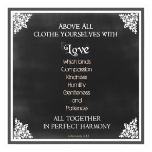 Inspirational Scripture Quote Poster