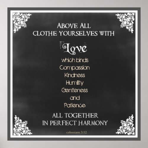 Inspirational Scripture Quote Poster