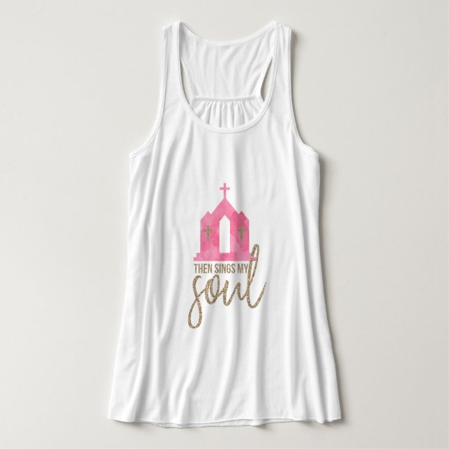 Inspirational Scripture Tank Top (Design Front)