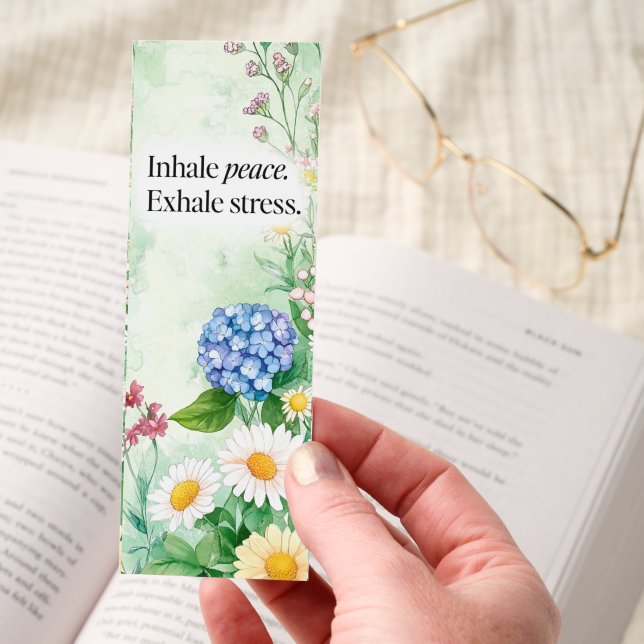 Inspirational Self Care Quote Bookmarks (Hand)
