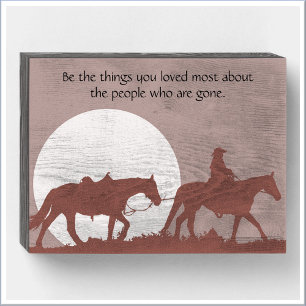 Inspirational Sentimental Loved Ones Wooden Box Sign