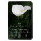 Inspirational Serenity Prayer White Calla Lily