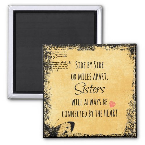 Inspirational Sister Quote Magnet