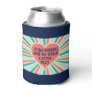Inspirational Social Work Quote Heart Retro Colors Can Cooler