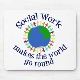 Inspirational Social Work Quote Mouse Pad