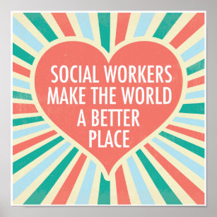 Social Worker Posters & Prints | Zazzle