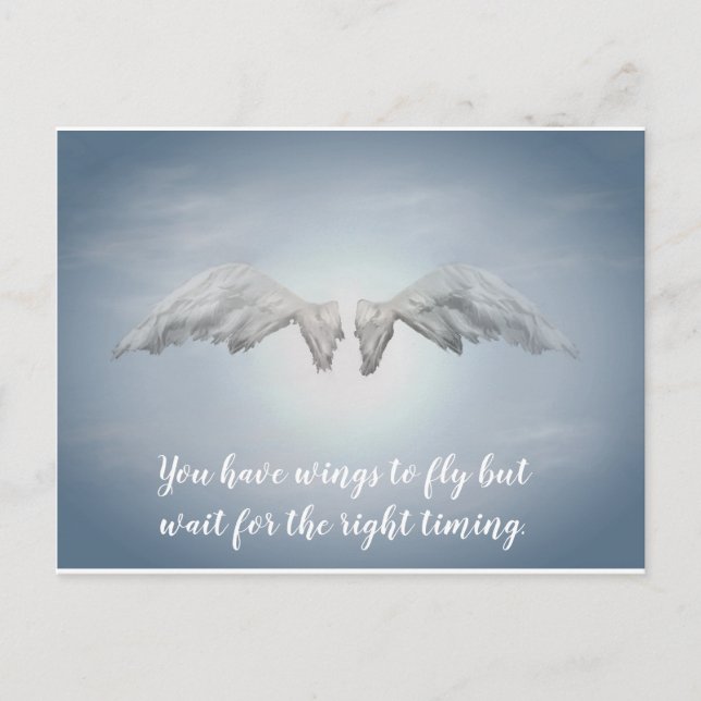Inspirational spiritual angel Post Cards (Front)