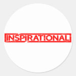 Inspirational Stamp Classic Round Sticker