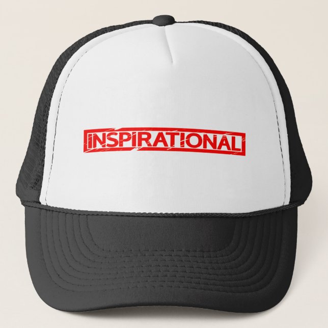 Inspirational Stamp Trucker Hat (Front)
