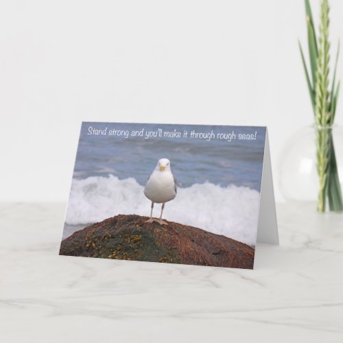 Inspirational Stand Strong Cancer Encouragement Card