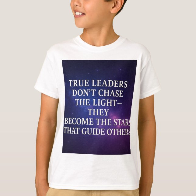 Inspirational Star Quote Wall Art T-Shirt (Front)