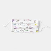 Inspirational Statement Disposable Face Mask (Front, Folded)