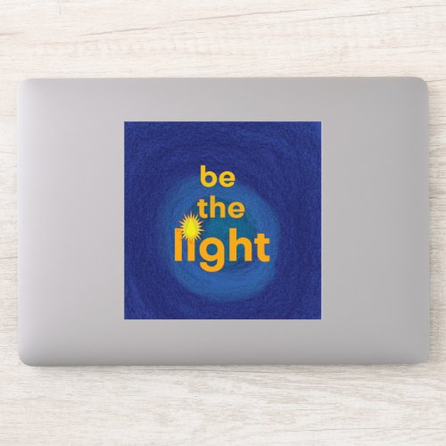 Inspirational Sticker Be The Light Kindness