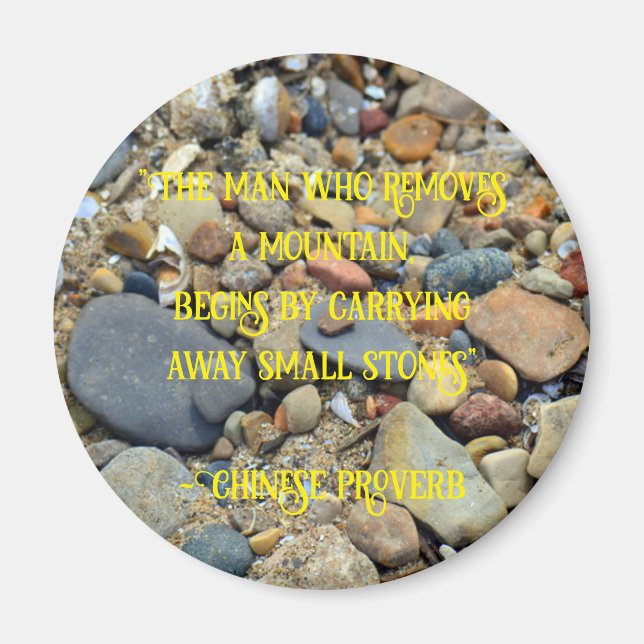 Inspirational Stones Magnet (Front)