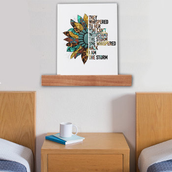 Inspirational Sunflower Picture Ledge by malibuitalian at Zazzle