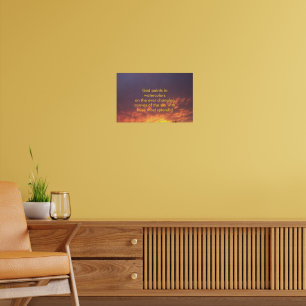 Inspirational Sunset Poster