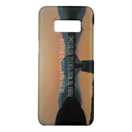 Inspirational Sunset Quote iPhone Case