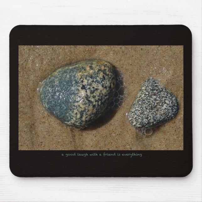 Inspirational text and photo. mouse pad (Front)