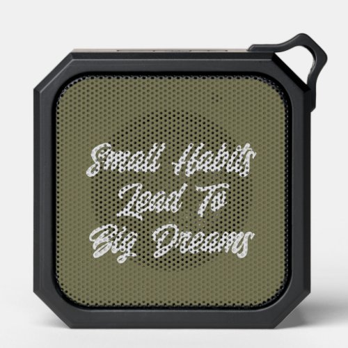 Inspirational Text Quote Mens Bluetooth Speaker