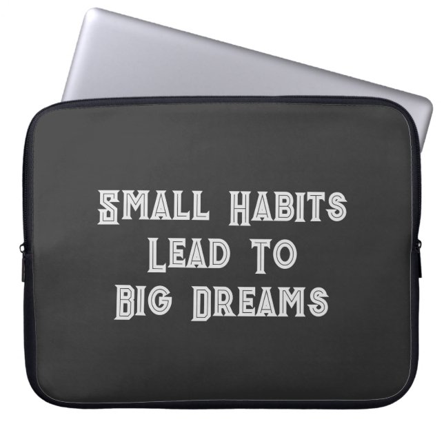 Inspirational Text Quote Men’s Laptop Sleeve (Front)