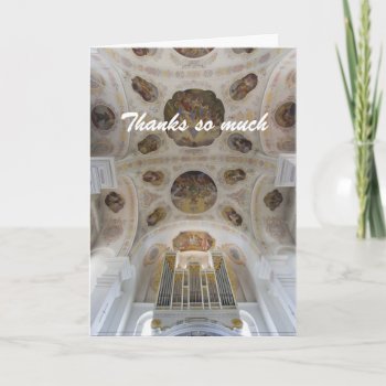 Inspirational Thank You Card by organs at Zazzle