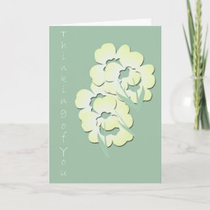 Inspirational Thinking of You greeting card
