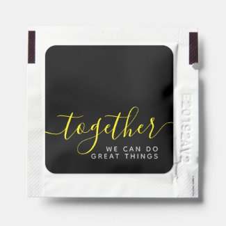 Inspirational Together We Can Do Great Things Hand Sanitizer Packet