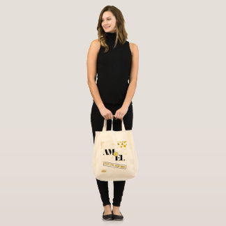 Inspirational Tote Bag – AMEL Golden Lotus for Wom