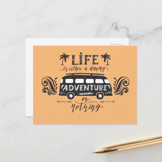 Inspirational Travel Postcard (Front/Back In Situ)