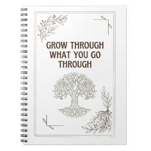 Inspirational Tree of Life Motivational Notebook