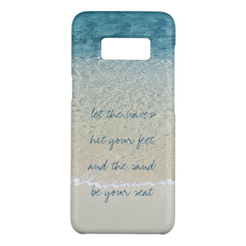 Inspirational Turquoise Blue Ocean Surf Waves Case_Mate Samsung Galaxy S8 Case