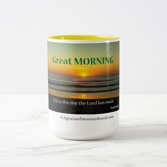 Inspirational Two-Tone Coffee Mug (Center)