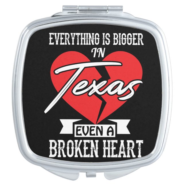 Inspirational Typography Message Compact Mirror (Front)