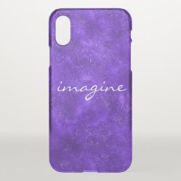 Inspirational ultra violet space phone case