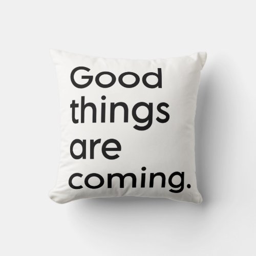 Inspirational Uplifting Positivity Quote Modern Throw Pillow