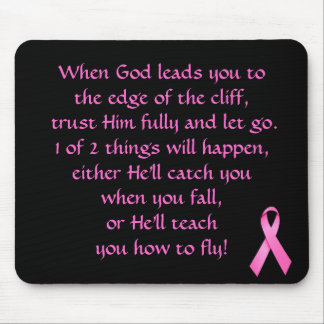 Inspirational Verse For Cancer Survivor Mousepad