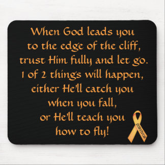 Inspirational Verse For Cancer Survivor Mousepad