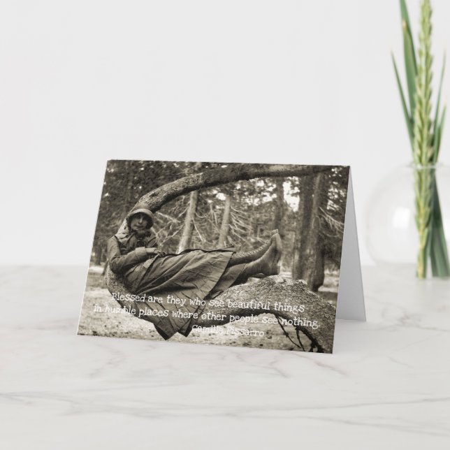 Inspirational Vintage Photograph Woman Beauty Card (Front)