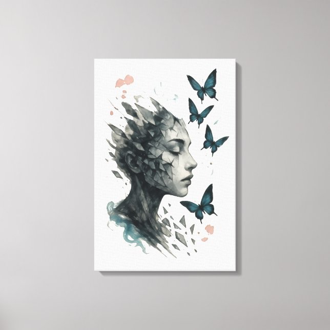 Inspirational Wall Art | Butterfly Transformation (Front)