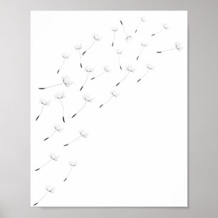 Inspirational Wall Art, Nature Dandelion Poster