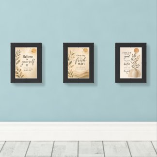 Inspirational Wall Art Sets