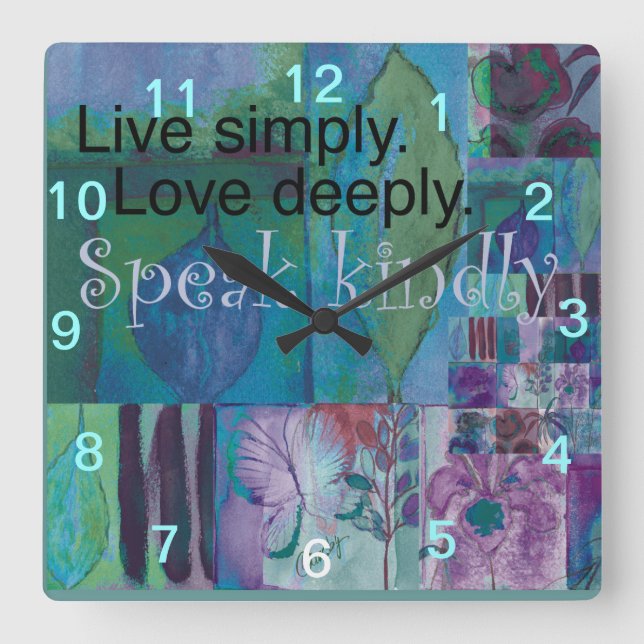 Inspirational Wall Clock (Front)