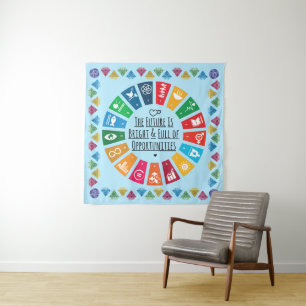 Inspirational Wall Hanging, Bohemian Room Decor Tapestry