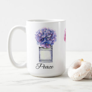 Inspirational Watercolor Hydrangeas  Coffee Mug