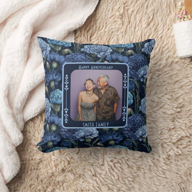 Inspirational Wedding 15Th AnniversaryThrow Pillow (Blanket)